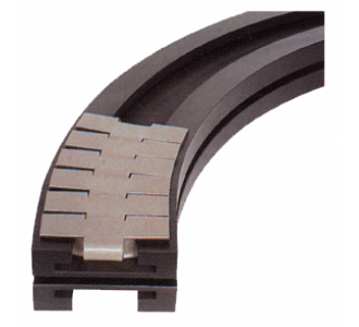 Alpolen 1000 90° Turn Bearings (For Heavy Type Belts with 882 Thread Turn) - Conveyor part