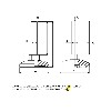  Model: 580 Metal Base (With Segment) - Conveyor part M20X210X80 BASE