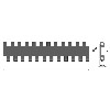 923 - 25.4 Flat Easy Clean Wire Mesh Belt - Conveyor part