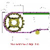 935 Locking Circular Screen Mesh Belt - Conveyor part