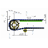 940 Spiral Rotary Wire Mesh (Modular) Belt - Conveyor part