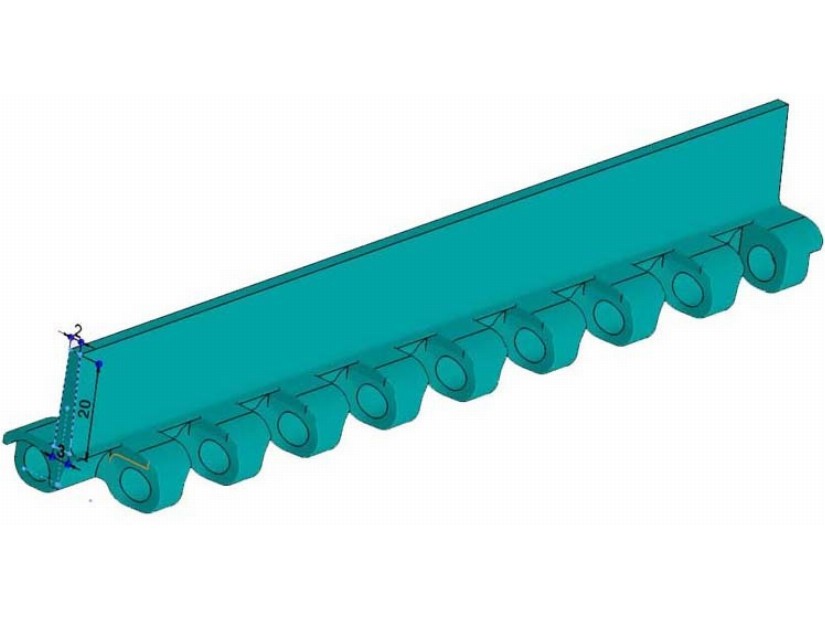 949 Wire Mesh Conveyor Belt - Conveyor part