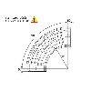 Alpolen 1000 90° (For 880 Thread - 881 Thread Return Belt) Return Bearings - Conveyor part