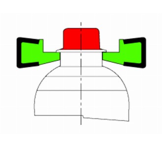 Bs 100 Profile Alpolen 1000 - Conveyor part Green - 17X11
