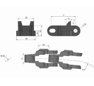 854 Case Conveyor Belt (Heavy Type) - Conveyor part