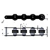 808 Roller Chain Belt - Conveyor part